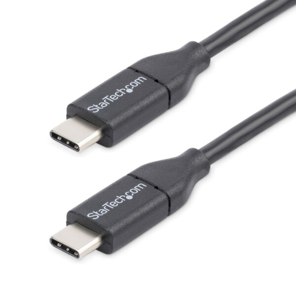 StarTech.com 50cm USB-C Laadkabel, Charge & Sync, 60W (3A) PD, USB 2.0, Laptop Type C Laadkabel - Zwarte USB-C Oplaadkabel