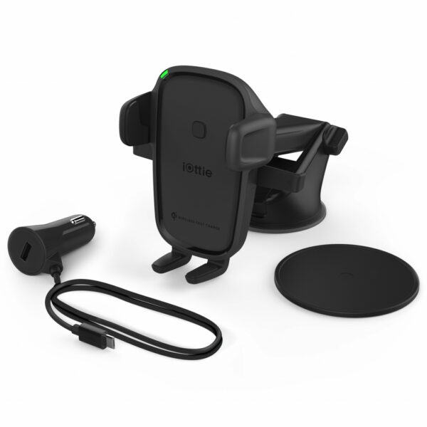 iOttie Easy One Touch Wireless 2 Smartphone Zwart USB Draadloos opladen Snel opladen Auto - Afbeelding 5