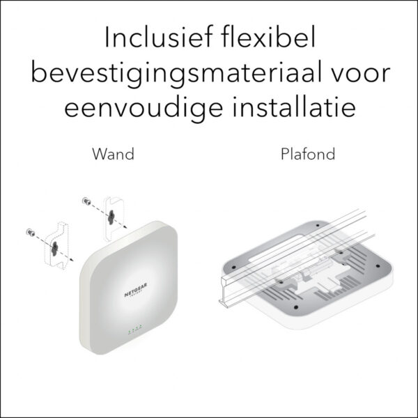 NETGEAR Insight Cloud Managed WiFi 6 AX3600 Dual Band Access Point (WAX620) - Afbeelding 11