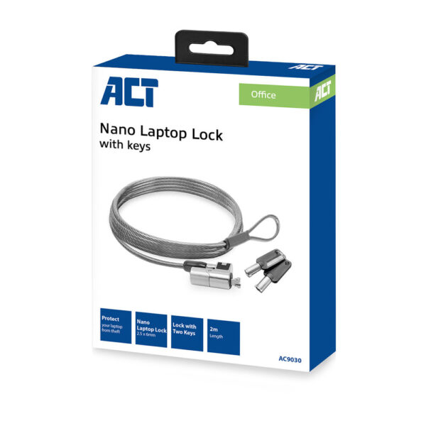 ACT Nano laptopslot met sleutels - Afbeelding 3