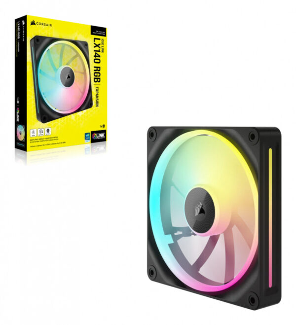 Corsair CO-9051027-WW koelsysteem voor computers Computer behuizing Ventilator 14 cm Zwart 1 stuk(s) - Afbeelding 3