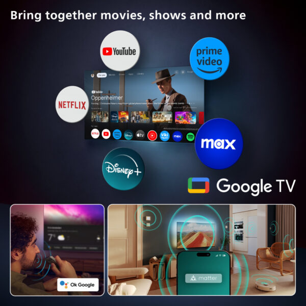 Philips 77OLED910/12 tv 195,6 cm (77") 4K Ultra HD Smart TV Wifi Metallic - Afbeelding 14