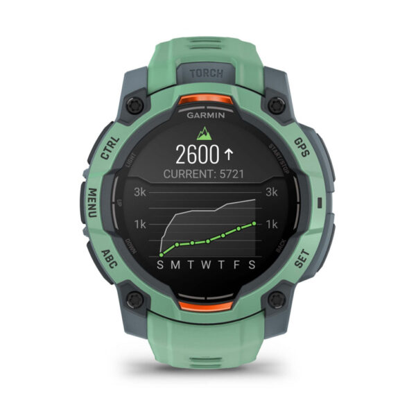 Garmin Instinct 3 AMOLED 3,05 cm (1.2") 45 mm Digitaal 390 x 390 Pixels Touchscreen Groen GPS - Afbeelding 7