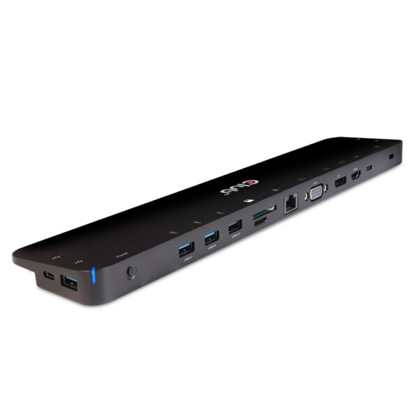 CLUB3D Club 3D USB Type-C Dockingstation – Verbind 3 Schermen & Laad Je Laptop Snel met 100W + Gratis charger inbegrepen - Afbeelding 4