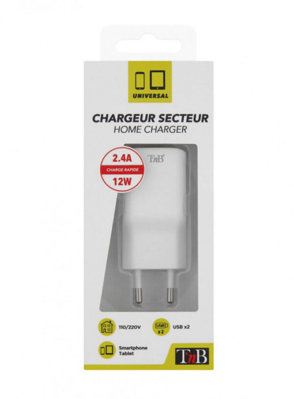 T'nB CH2USB24A oplader voor mobiele apparatuur - Afbeelding 3