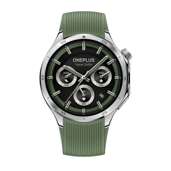 OnePlus Watch 3 46mm 3,81 cm (1.5") AMOLED Digitaal 466 x 466 Pixels Touchscreen Zilver Wifi GPS