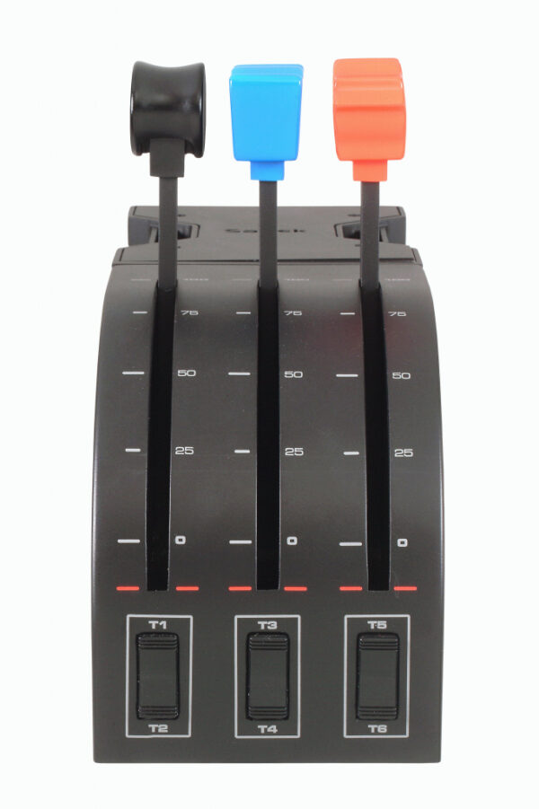Logitech G Flight Throttle Quadrant Zwart, Blauw, Rood USB 2.0 Vluchtsimulator Analoog/digitaal PC - Afbeelding 3