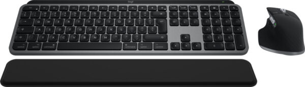 Logitech MX Keys S Combo for Mac toetsenbord Inclusief muis Thuis/Werk RF-draadloos + Bluetooth QWERTY US International Alumini - Afbeelding 2