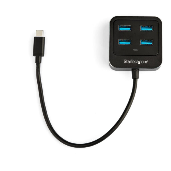 StarTech.com 4 Port USB-C hub - USB C naar 4x USB-A - SuperSpeed 10Gbps USB 3.2 Gen 2 Type-C Hub - USB Busgevoed - Mini USB-C na - Afbeelding 2