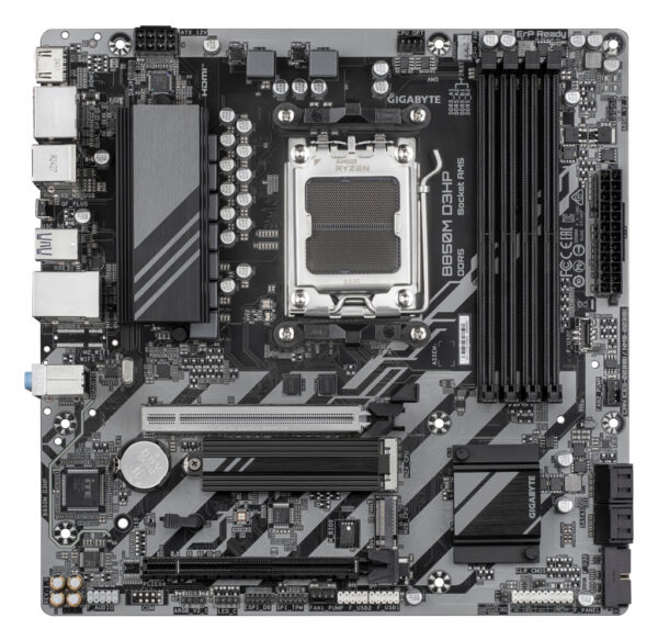 GIGABYTE B850M D3HP moederbord AMD B850 Socket AM5 micro ATX - Afbeelding 2