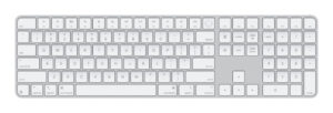 Apple Magic toetsenbord Universeel USB + Bluetooth QWERTY Amerikaans Engels Wit