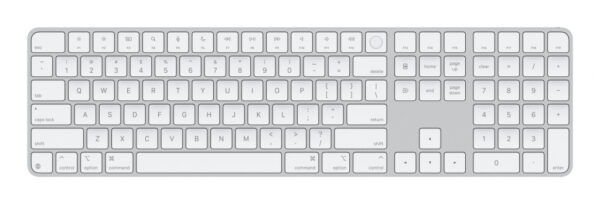 Apple Magic toetsenbord Universeel USB + Bluetooth QWERTY Amerikaans Engels Wit