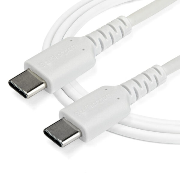 StarTech.com 2m USB-C Laadkabel, Robuuste Fast Charge & Sync Type C Kabel, 60W (3A) PD, USB 2.0, TPE Mantel en Aramidevezels - W - Afbeelding 4