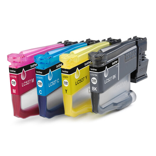Brother LC527VAL inktcartridge 4 stuk(s) Origineel Zwart, Cyaan, Magenta, Geel - Afbeelding 2