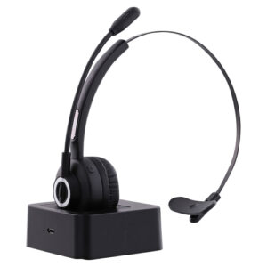 T'nB ACTIV 300M Headset Draadloos Hoofdband Kantoor/callcenter Bluetooth Oplaadhouder Zwart