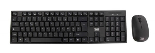 T'nB KBSCBK2 toetsenbord Inclusief muis Thuis RF draadloos + USB AZERTY Zwart - Afbeelding 4