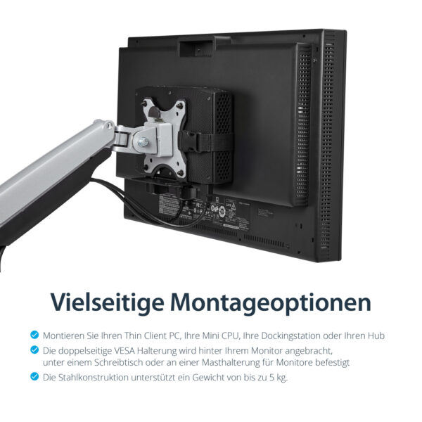 StarTech.com Thin Client houder - VESA montage steun - Afbeelding 10