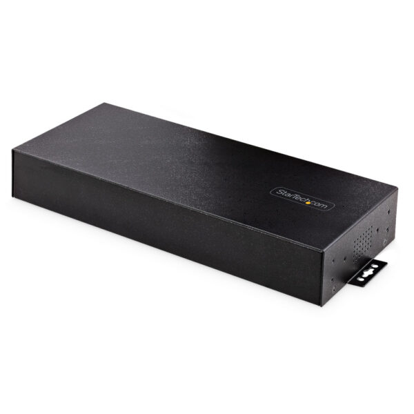 StarTech.com 16-Port Industrial USB 3.0 Hub, 5Gbps, Staal, DIN/Wand/Rack Monteerbaar, ESD Beveiliging, Terminal Block Voeding, - Afbeelding 2