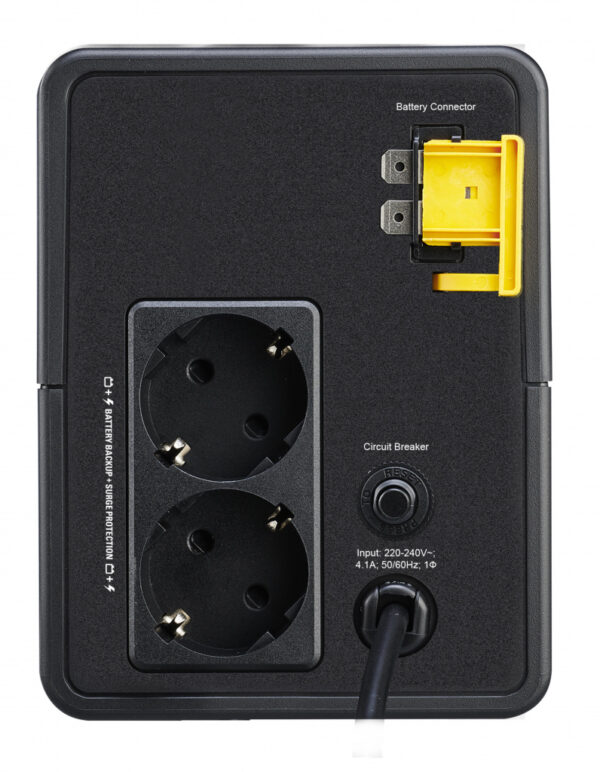 APC Back-UPS BVX900LI-GR Noodstroomvoeding - 900VA, 2x stopcontact - Afbeelding 3