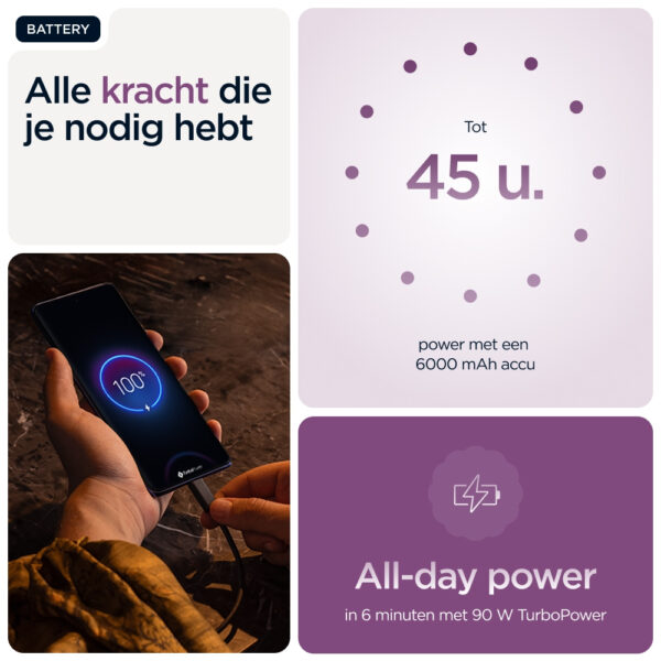 Motorola edge 60 pro 16,9 cm (6.67") Dual SIM Android 15 5G USB Type-C 12 GB 512 GB 6000 mAh Paars - Afbeelding 17