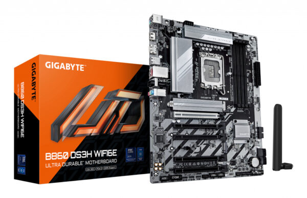 GIGABYTE B860 DS3H WIFI6E moederbord Intel B860 LGA 1851 (Socket V1) ATX