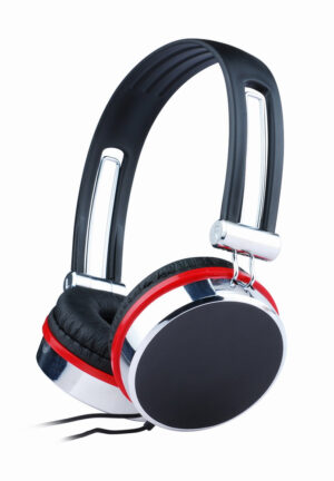 Gembird MHS-903 hoofdtelefoon/headset Bedraad Hoofdband Oproepen/muziek Zwart, Rood, Zilver
