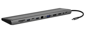 T'nB DSMST12V2 interface hub USB Type-C 5000 Mbit/s Aluminium