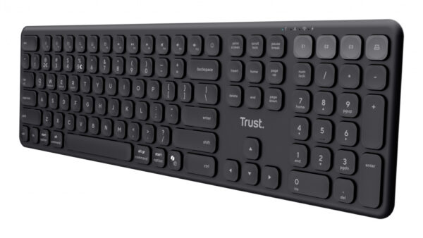 Trust Vaiya toetsenbord Universeel USB + RF Wireless + Bluetooth AZERTY Belgisch Zwart