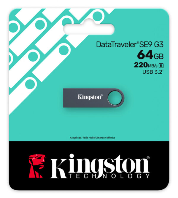 Kingston Technology DataTraveler 64GB SE9 G3 - Dark Nickel - Afbeelding 4