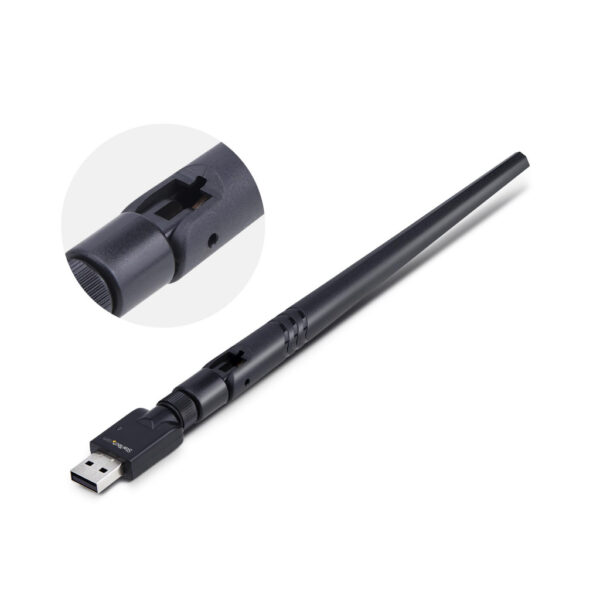 StarTech.com USB Bluetooth 5.3 Adapter voor PC/Laptop, Class 1, USB Bluetooth Dongle, Connectiviteit over grote afstanden voor t - Afbeelding 2