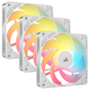 Corsair RS120-R ARGB Computer behuizing Ventilator 12 cm Wit 3 stuk(s)