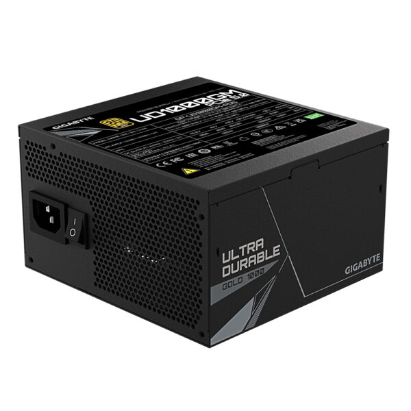 GIGABYTE UD1000GM PG5 power supply unit 1000 W 20+4 pin ATX ATX Zwart - Afbeelding 4