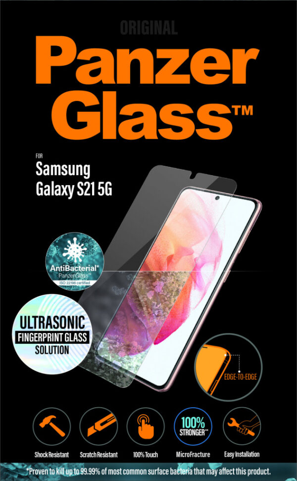 PanzerGlass ® Screen Protector Samsung Galaxy S21 5G Doorzichtige schermbeschermer 1 stuk(s) - Afbeelding 8