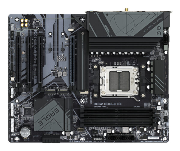 GIGABYTE B650 EAGLE AX moederbord AMD B650 Socket AM5 ATX - Afbeelding 6