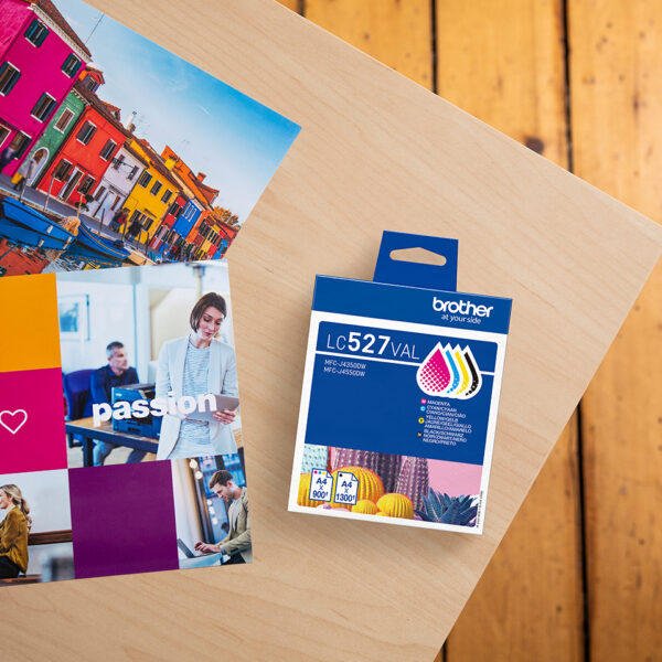 Brother LC527VAL inktcartridge 4 stuk(s) Origineel Zwart, Cyaan, Magenta, Geel - Afbeelding 4