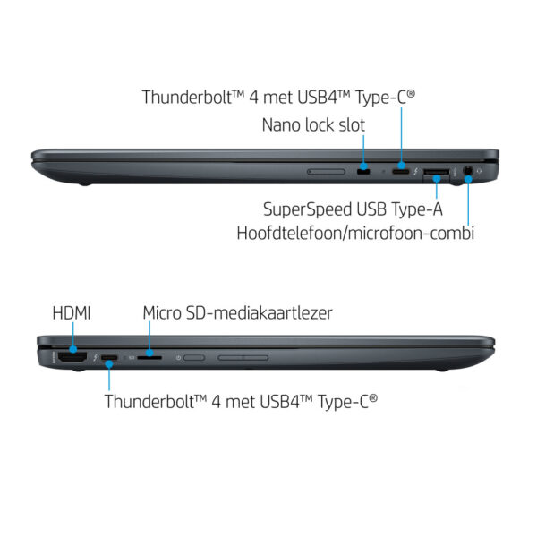 HP Elite Dragonfly Chromebook Enterprise Intel® Core™ i5 i5-1245U 34,3 cm (13.5") Touchscreen WUXGA+ 16 GB LPDDR4x-SDRAM 256 GB - Afbeelding 3