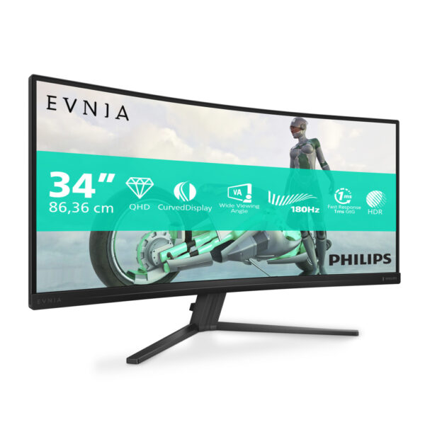 Philips Evnia 34M2C3500L/00 computer monitor 86,4 cm (34") 3440 x 1440 Pixels Wide Quad HD LCD Zwart - Afbeelding 10