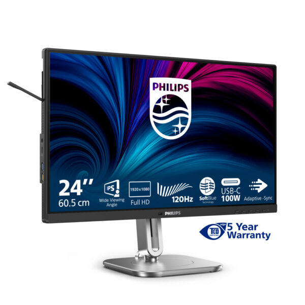 Philips 4000 series 24B2U4301/00 computer monitor 60,5 cm (23.8") 1920 x 1080 Pixels Full HD LCD Grijs - Afbeelding 12