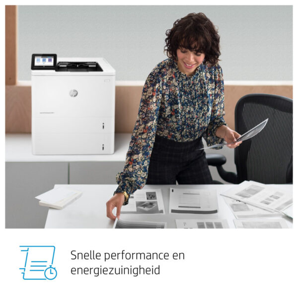 HP LaserJet Enterprise M611dn Zwart-wit Printer, Alleen Ethernet; Dubbelzijdig - Afbeelding 4