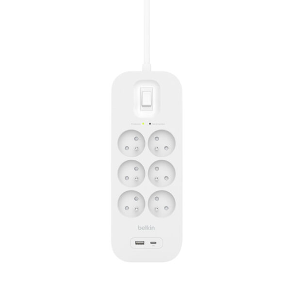 Belkin Connect Wit 6 AC-uitgang(en) 2 m - Afbeelding 2