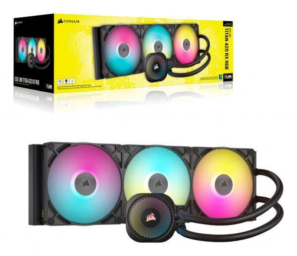 CORSAIR iCUE LINK TITAN 420 RX RGB AIO - Afbeelding 6