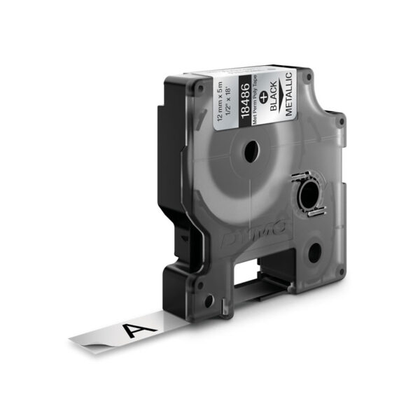 DYMO 18486 labelprinter-tape Zwart op metallic - Afbeelding 4