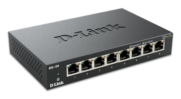 D-Link DGS-108 Zwart - Afbeelding 2