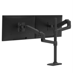 Ergotron LX Series LX Dual Stacking Arm, Tall Pole, Matte Black flat panel bureau steun 101,6 cm (40") Zwart