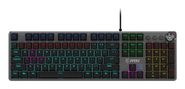 MSI FORGE GK310 toetsenbord Gamen USB QWERTY US International Zwart - Afbeelding 5