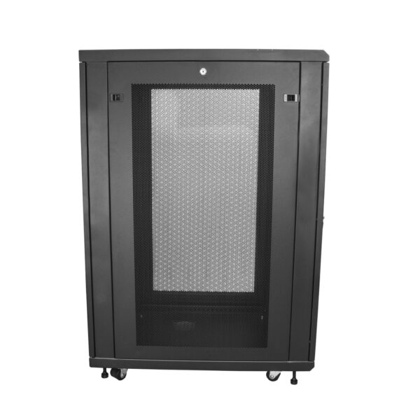 StarTech.com 4 Post 24U Netwerkkast, Vergrendelbare 19" Patchkast voor Computer / AV / IT / Data Apparatuur, Server Rack voor Bu - Afbeelding 2