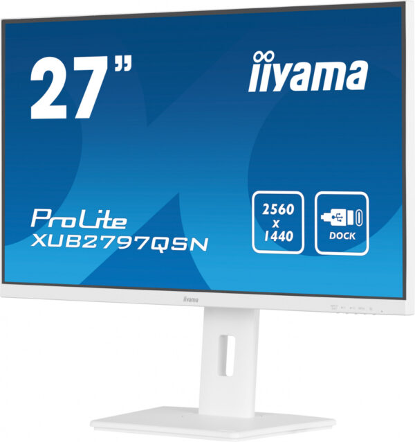 iiyama G-MASTER XUB2797QSN-W2 computer monitor 68,6 cm (27") 2560 x 1440 Pixels 4K Ultra HD LED Wit - Afbeelding 5