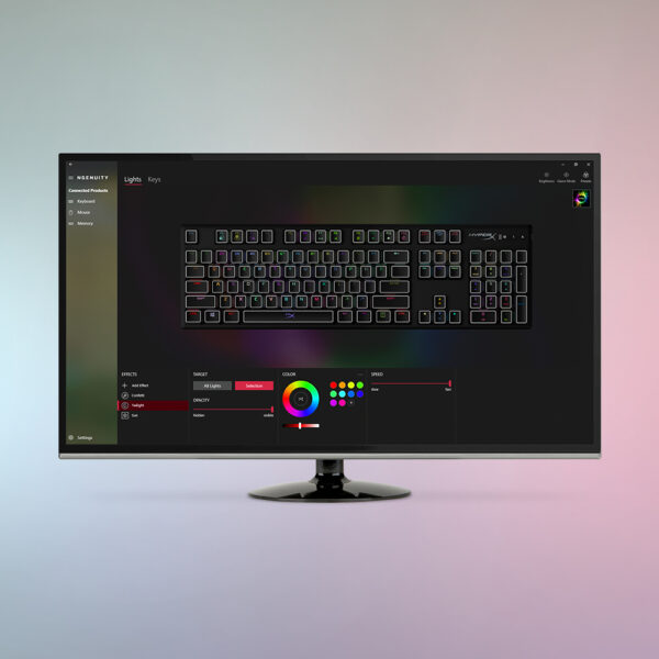 HyperX Alloy Origins - mechanisch gamingtoetsenbord - HX Red (US-indeling) - Afbeelding 5