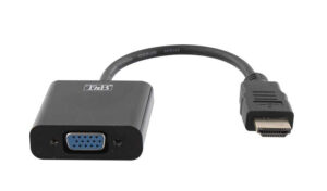 T'nB HDMIVGA video kabel adapter VGA (D-Sub) HDMI Type A (Standaard) Zwart