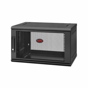 APC NetShelter WX AR106SH4, 6U/HE, 19inch patchkast, Wandmontage, Voorgemonteerd, 400mm diep